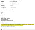 Screengrab of email