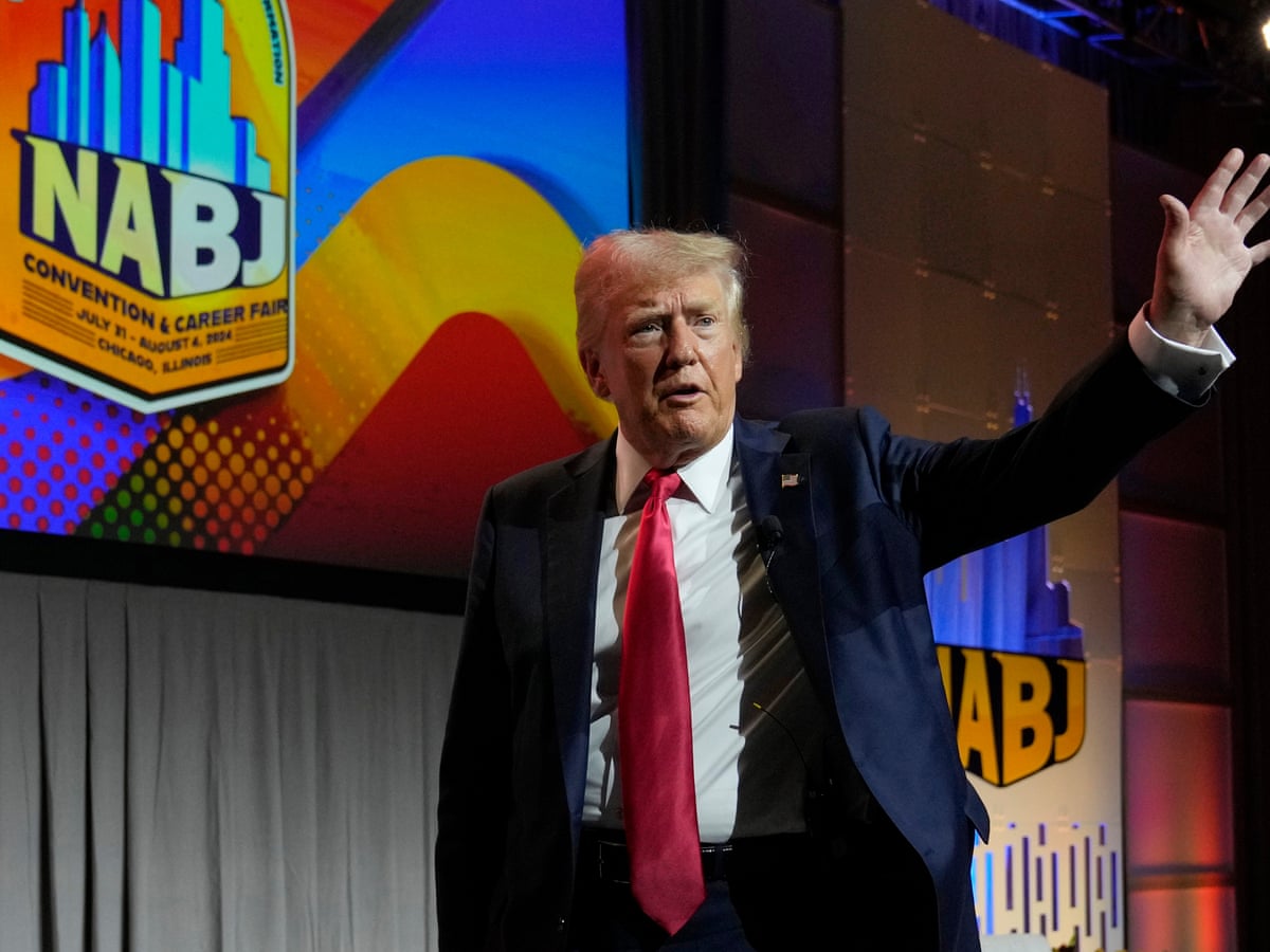 Trump claims – without evidence – to have saved Walz from protesters in 2020 | US elections 2024 | The Guardian