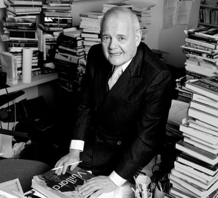 Robert Silvers in the offices of the New York Review of Books, 2004.