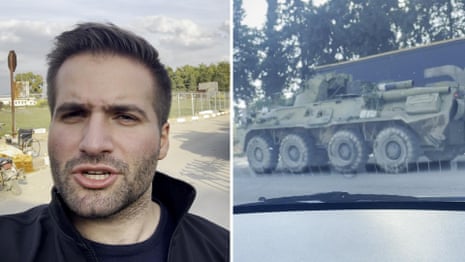 Guardian reporter watches Russian forces at Khmeimim airbase in Syria – video 