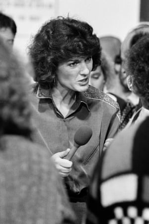 Geraldine Doogue reports for the ABC in 1987