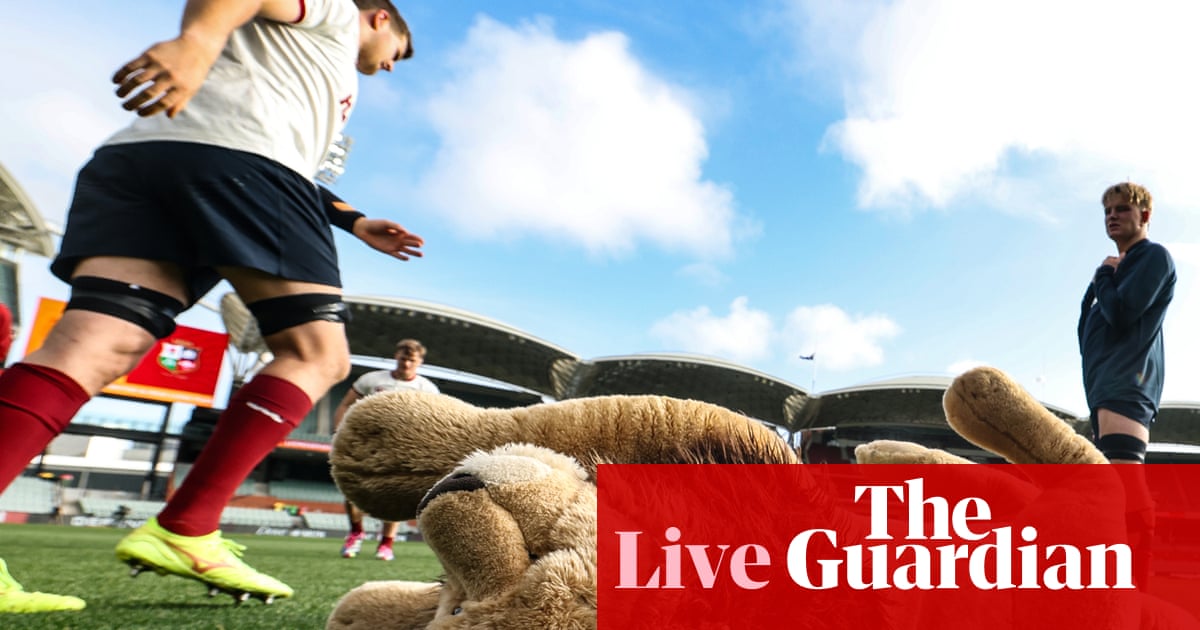 AUNZ Invitational XV v British & Irish Lions: rugby union live