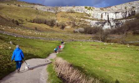 On the path to Malham Cove