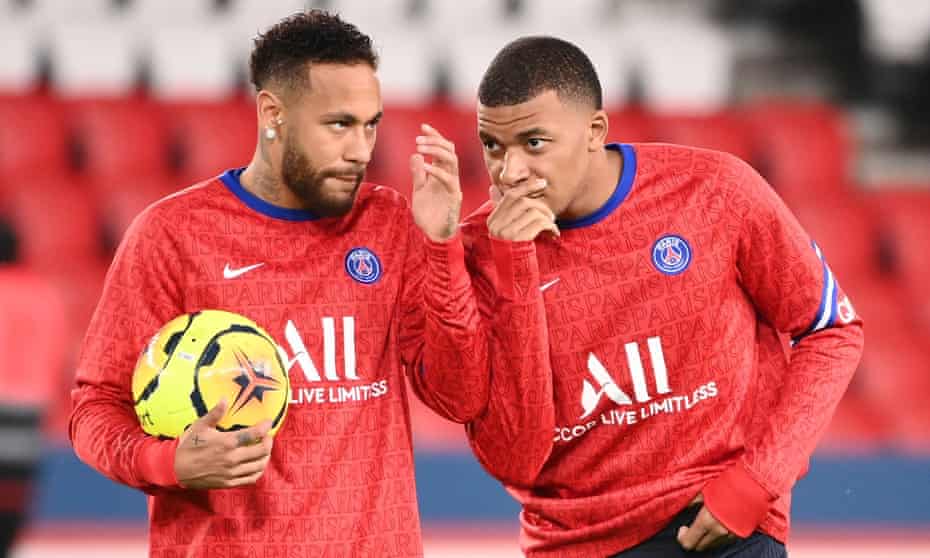 Neymar and Kylian Mbappé are the two biggest stars at PSG.