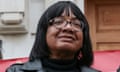 Head and shoulders shot of Diane Abbott