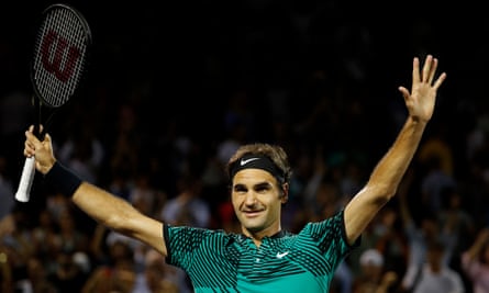 Roger Federer Wins Thriller Against Nick Kyrgios To Reach Miami Open Final Roger Federer The Guardian