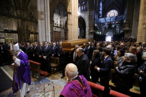 Carrasco’s funeral in the Santa María cathedral in León, May 2014.