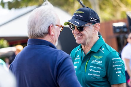 Adrian Newey astatine Albert Park