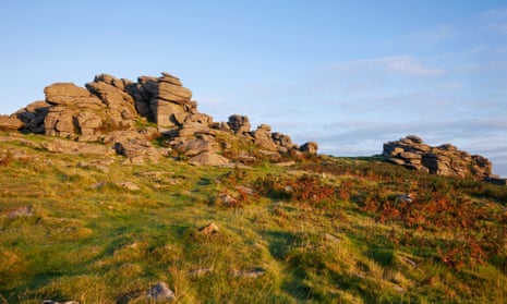 Hound Tor is not far from the A38 has a great short stroll to its summit and a good food stand.