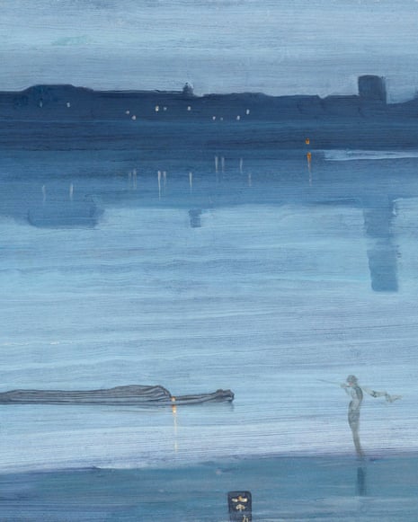 Nocturne: Blue and Silver - Chelsea. Date/Period: 1871. Painting. Oil paint on wood. Width: 608 mm. Height: 502 mm. Author: WHISTLER, JAMES ABBOTT MCNEILL.PNE158 Nocturne: Blue and Silver - Chelsea. Date/Period: 1871. Painting. Oil paint on wood. Width: 608 mm. Height: 502 mm. Author: WHISTLER, JAMES ABBOTT MCNEILL.