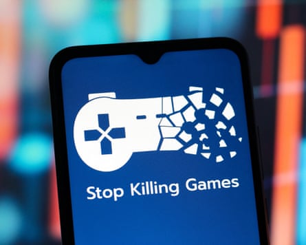 The logo of Stop Killing Games, which campaigns for ‘end of life’ plans for online video games.
