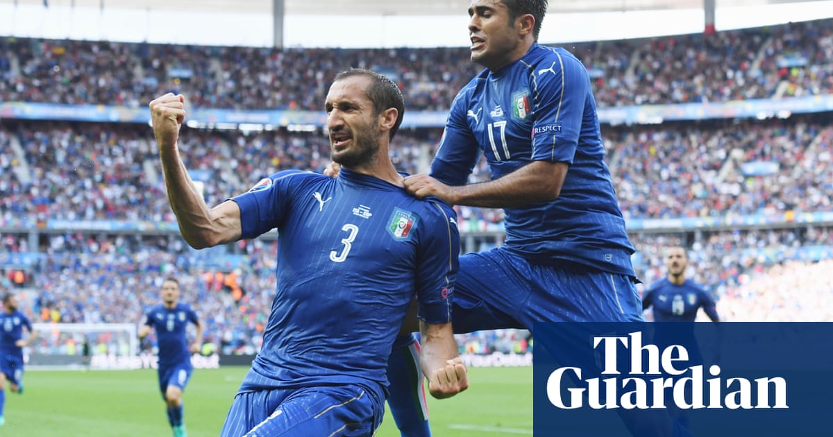 Italy S Giorgio Chiellini And Graziano Pelle End Spain S European Reign Euro 16 The Guardian Italy S Giorgio Chiellini And Graziano Pelle End Spain S European Reign Euro 16 The Guardian