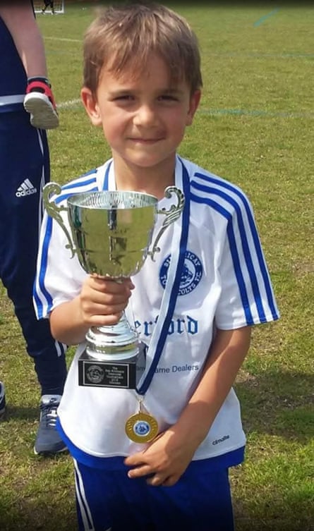 A young Max Dowman in the youth team at Billericay Town
