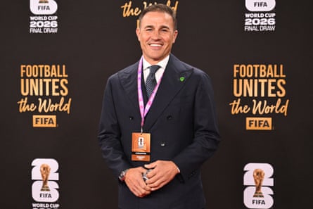 Fabio Cannavaro on the red carpet upon arrival to attend the draw for the 2026 World Cup