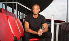 ‘I work twice as hard, I will be twice as good’: Vincent Kompany, player-manager for RSC Anderlecht. 