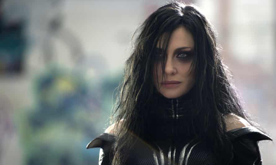 Cate Blanchett as Hela in Thor: Ragnarok.