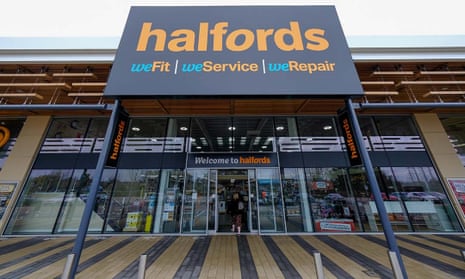 A Halfords store.