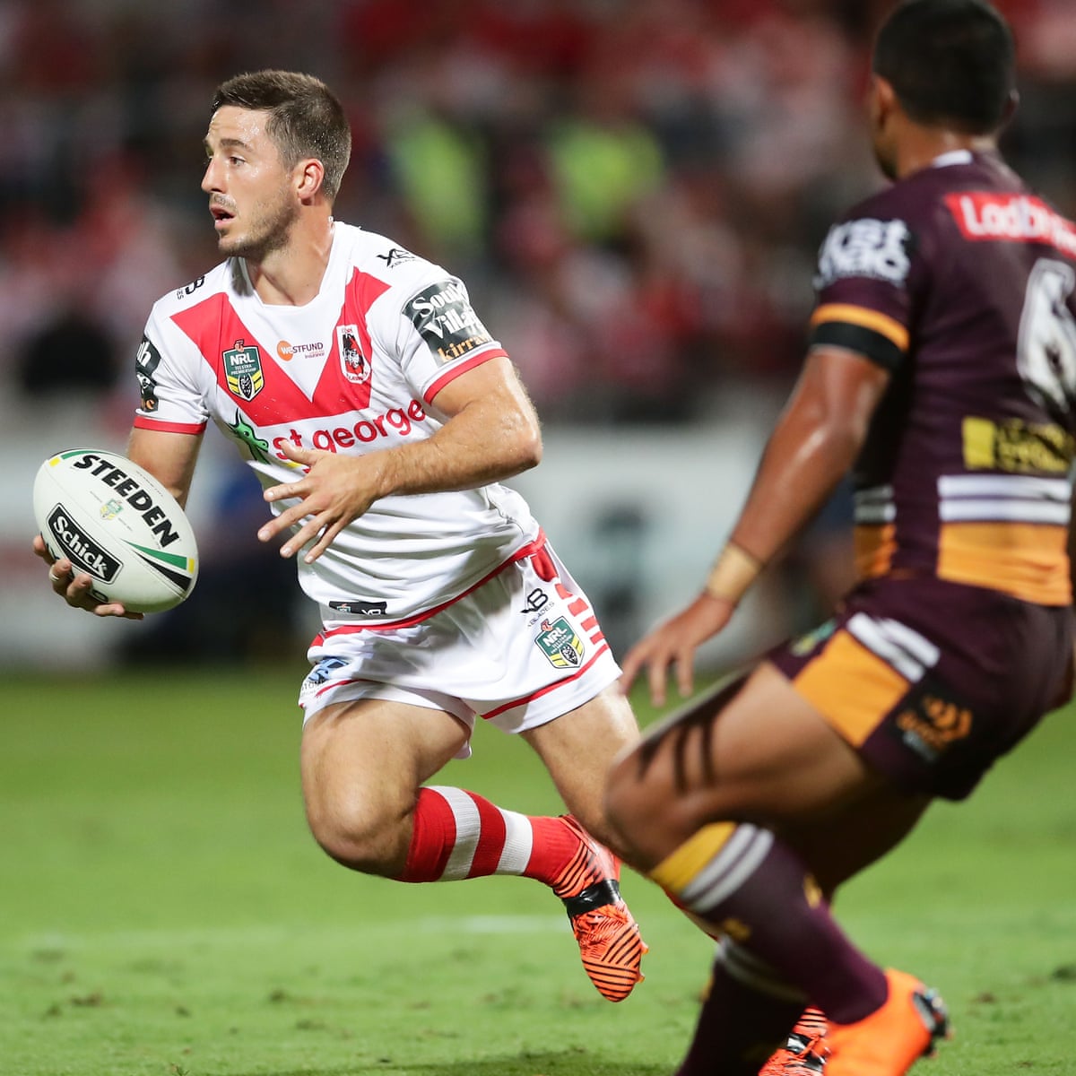 St George Illawarra Dragons Beat Brisbane Broncos In Nrl