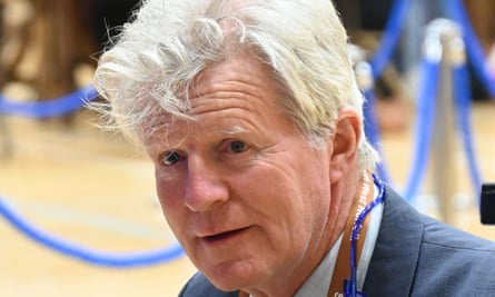 James Bagge (Independent) at the election count for North West Norfolk and South West Norfolk constituencies.