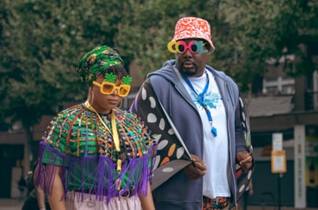 Chemistry … Dom (Ikumelo) and Kay (Hammed Animashaun) in the new series of Black Ops.