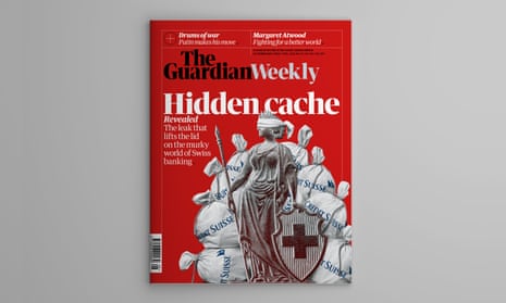 The cover of the 25 February edition of Guardian Weekly.