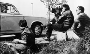 Jean-Luc Godard directing Le petit soldat, 1963
