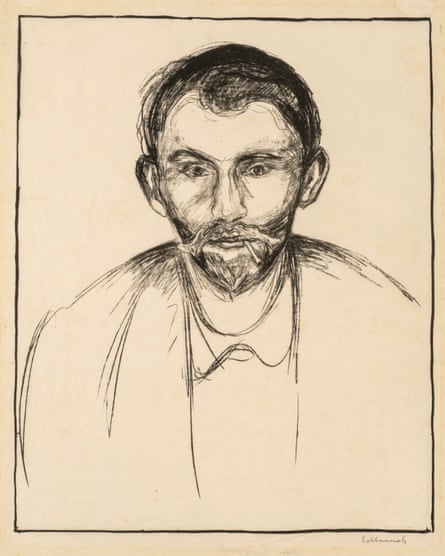 Stanislaw Przybyszewski by Edvard Munch (1895).