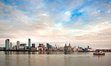 The river Mersey, Liverpool