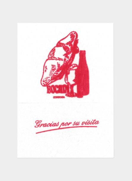 Napkin from Bocardi Bar