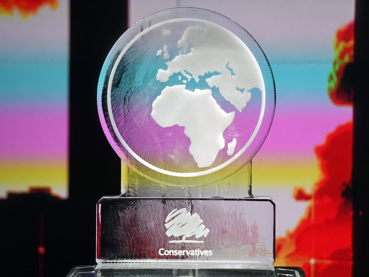 Tories Threaten Channel 4 After Ice Sculpture Takes Pm S Place In Debate Media The Guardian