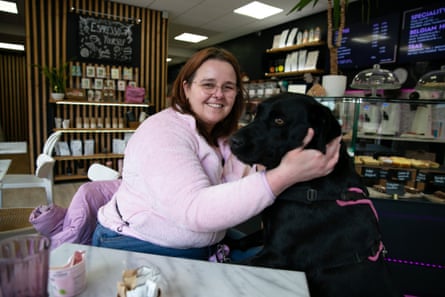 Jenny Lake and her dog Lilly