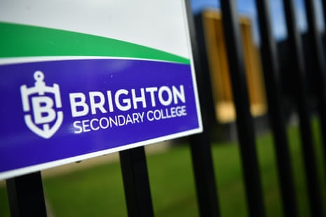 Brighton Secondary College sign
