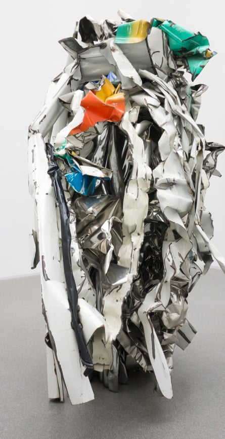 A sculpture by US artist John Chamberlain at Munich’s Pinakothek der Moderne