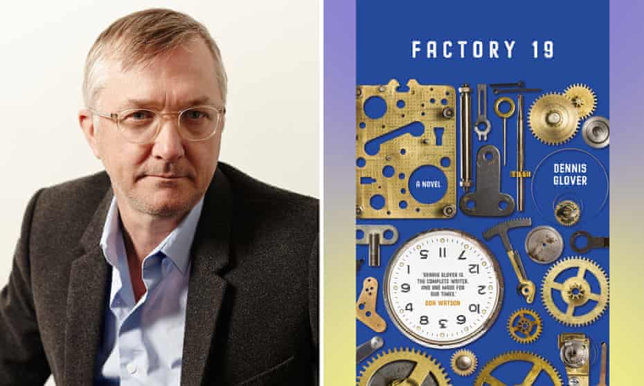 Author Dennis Glover and his new book, Factory 19.