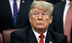 Trump at the White House in December last year. The president said that as far as energy-efficient bulbs are concerned, ‘the light is the worst’. 5472.jpg?width=300&quality=85&auto=forma