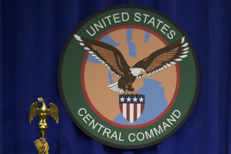 The seal for the US Central Command.