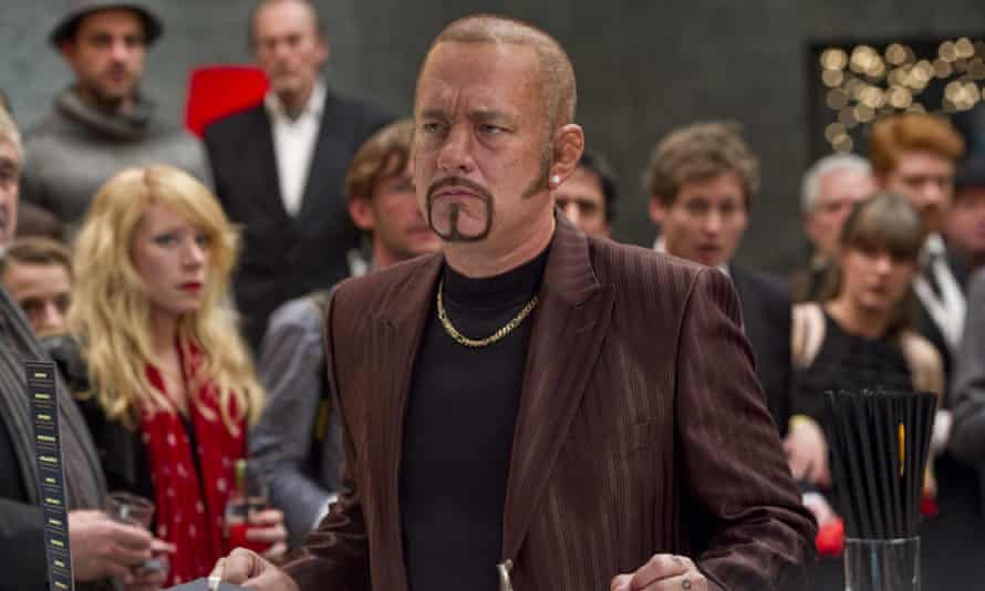 Hanks as a mutton-chopped gangster in Cloud Atlas.