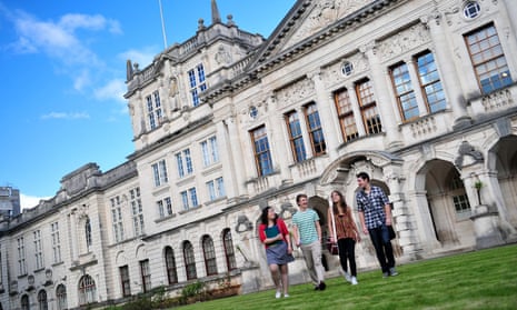 Students at Cardiff University