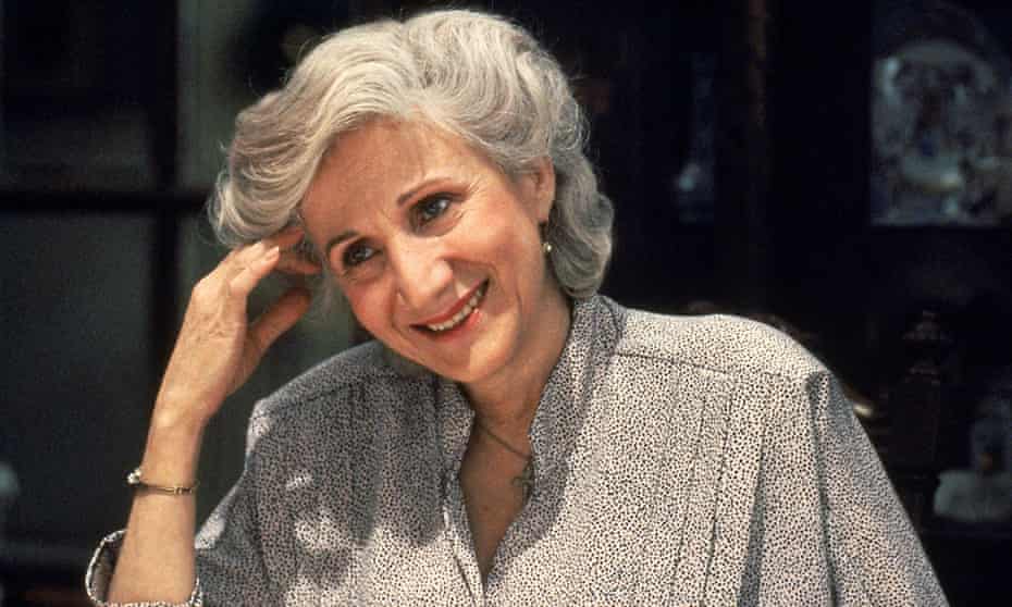 Olympia Dukakis in Moonstruck, 1987, in which she played Cher’s mother.