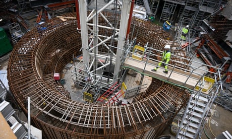 A nuclear power station being built in the UK. The opposition leader, Peter Dutton, has announced seven sites across Australia are under consideration.