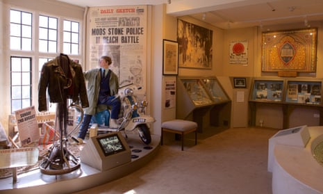 Details of local history on display at Hastings Museum and Art Gallery.