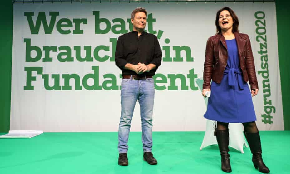 Germany’s Green party leaders Robert Habeck and Annalena Baerbock wish to shape the country’s fiscal policy.