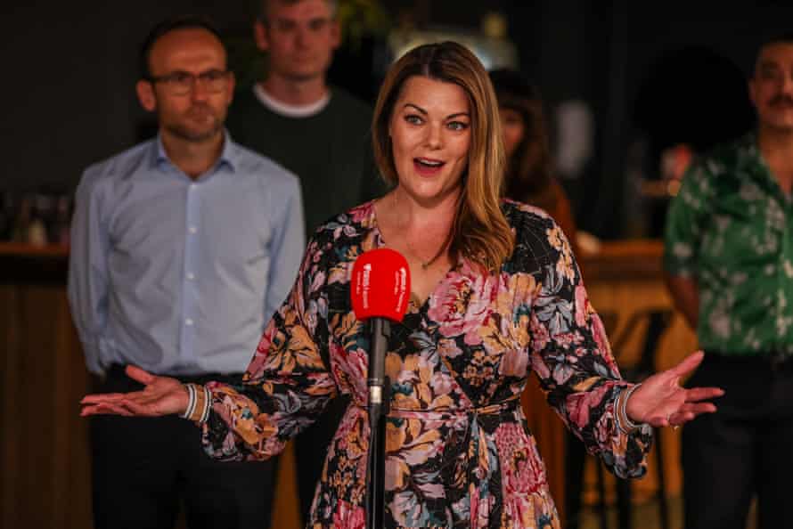 Senator from the Greens Sarah Hanson Young.