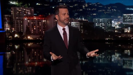 Jimmy Kimmel reveals newborn son’s surgery in healthcare plea  – video