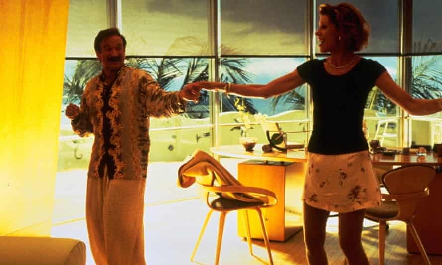 With Robin Williams in The Birdcage.