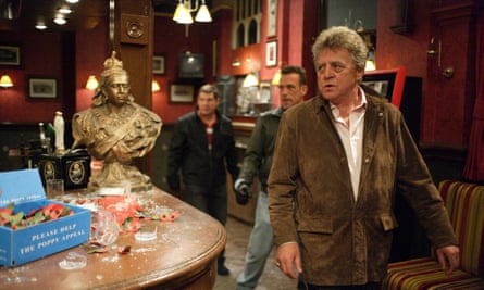 Nicholas Ball, right, as Terry Bates in EastEnders, 2007.