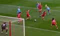 Chloe Kelly shoots at goal as Bristol City muster a desperate rearguard during their 4-0 defeat to Manchester City on Sunday