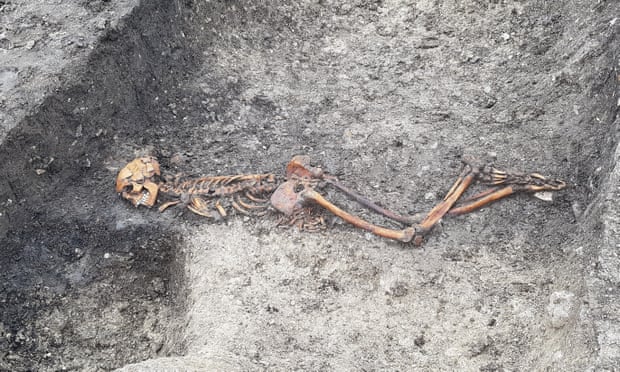 The skeleton discovered near Wellwick Farm with its hands bound.