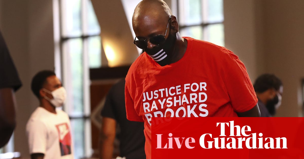 Rayshard Brooks funeral set for Atlanta, as Kentucky and New York vote - live updates - The Guardian