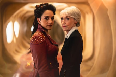 The Rani (Archie Panjabi) and Mrs Flood (Anita Dobson)